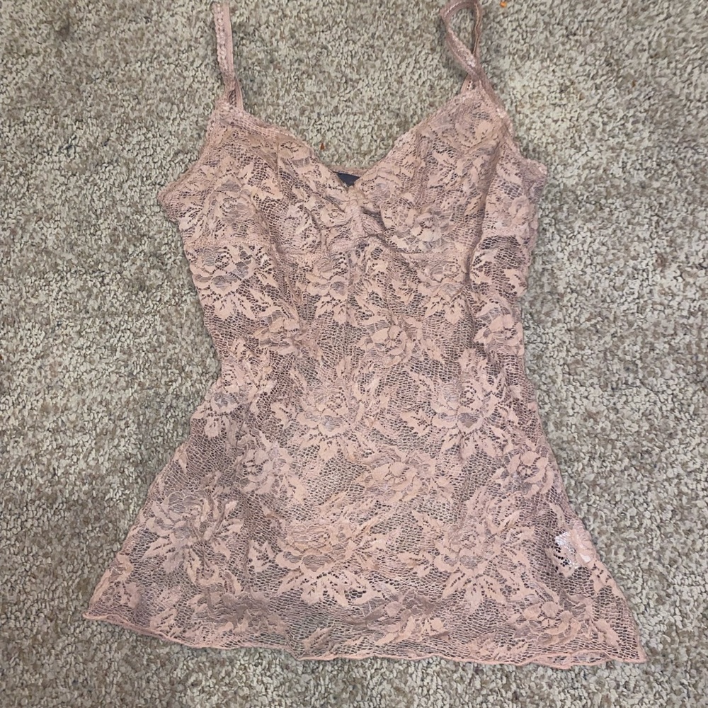 i jeans by Buffalo Cream Pink Lace Camisole Fitted